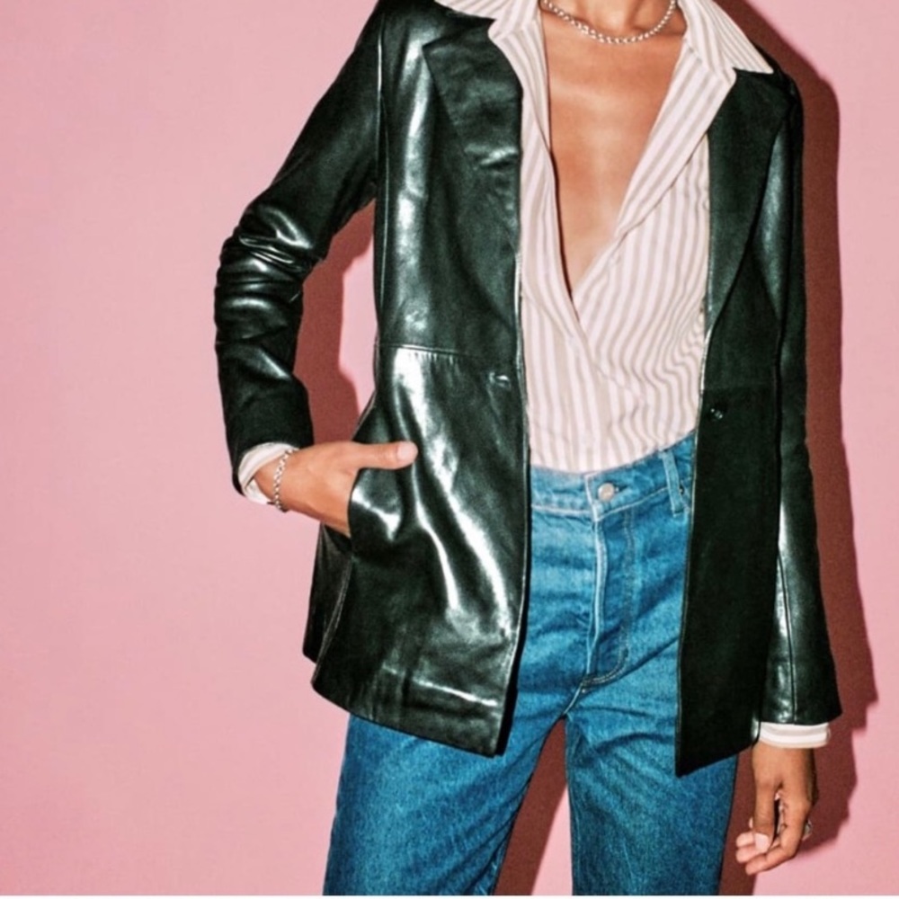 NWOT Veda Bowery Reformation leather
blazer